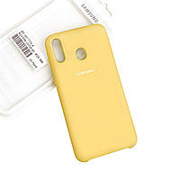 Силіконовий чохол Samsung A20 Soft-touch Yellow