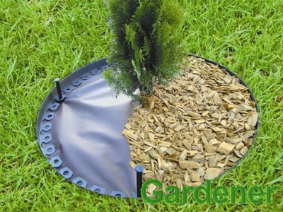 Садовый бордюр зеленый GARDENER 10 м + 20 шт колышки для фиксации - фото 4 - id-p1095070526
