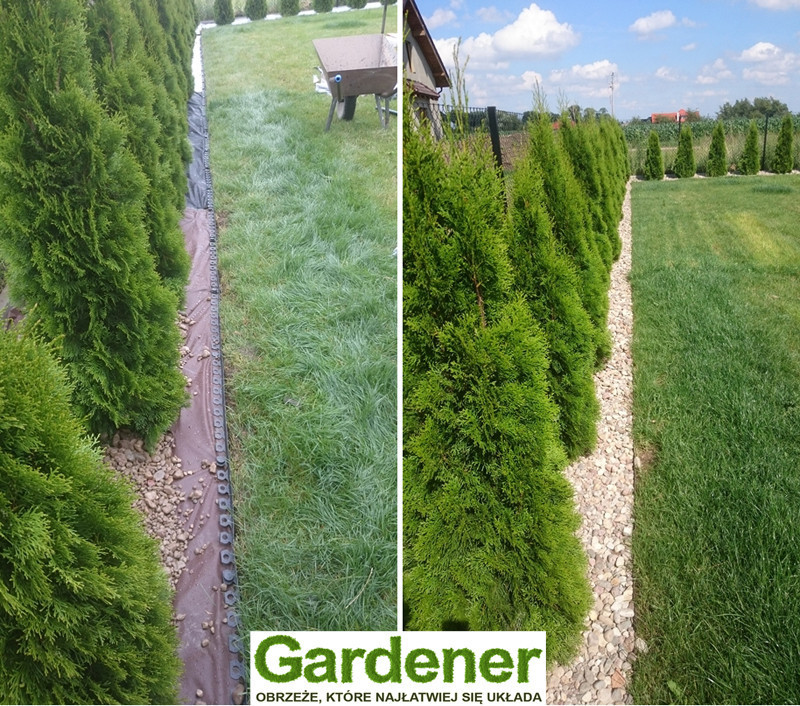 Садовый бордюр зеленый GARDENER 10 м + 20 шт колышки для фиксации - фото 5 - id-p1095070526