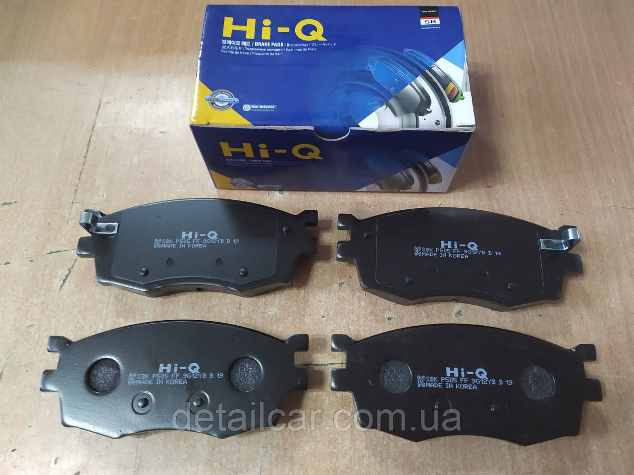 Колодки тормозные передние Hyundai Accent III, Kia Rio 2005>; "Hi-Q ...