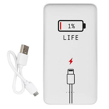 Повербанк (powerbank) "1%" 10000 мАч