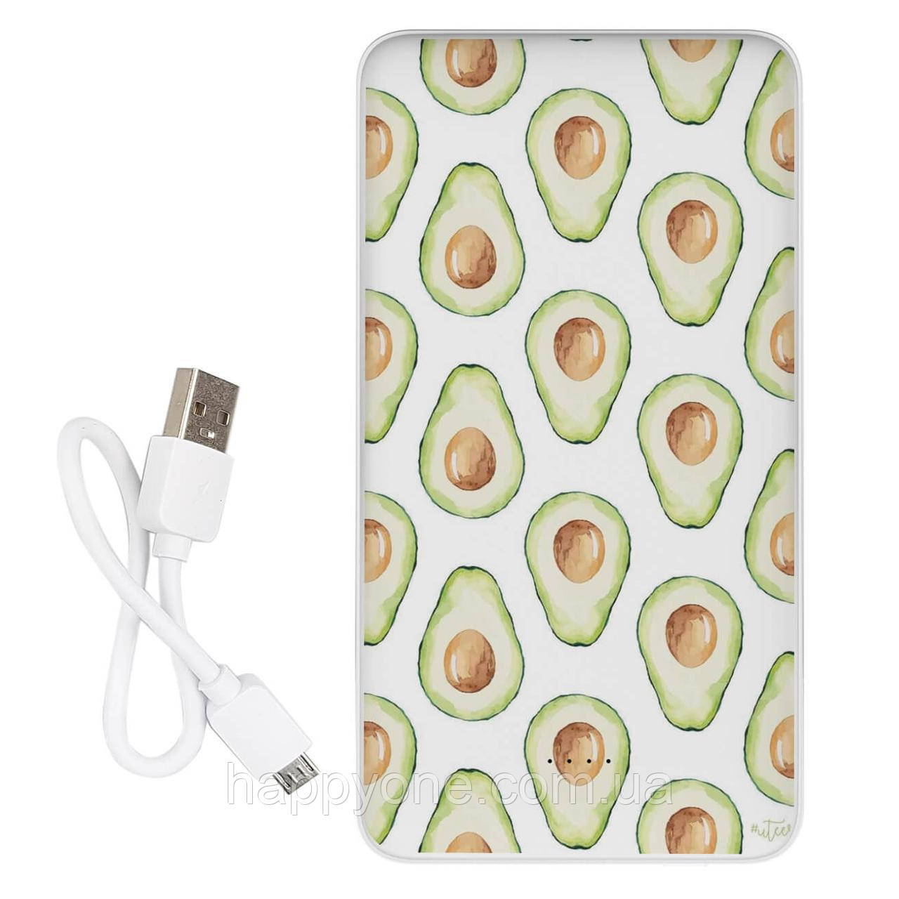 Повербанк (powerbank) "Авокадо" 10000 мА·год