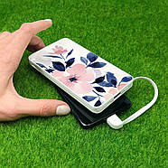 Повербанк (powerbank) "Акварель" 10000 мА·год, фото 4
