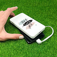 Повербанк (powerbank) "Думай, желай, півчай" 10000 мА·год, фото 3