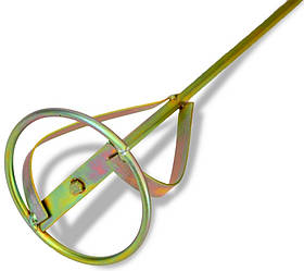 Міксер для фарб і штукатурки тип В 80х435мм 10-15кг Favorit 09-040 |будівельний міксер насадка Миксер для красок и штукатурки тип