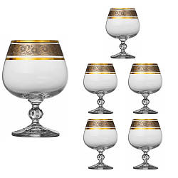 Набір келихів для бренді коньяку 250ml 6шт Ніка NGC156SETBRANDY-D