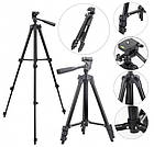 Штатив-тринога 3120 102 см із тримачем для смартфона. Штатив трипод для телефона, фото 6