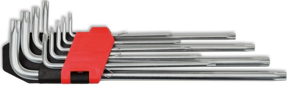 Набір ключів зірочка TORX 9шт подовжені (Т10-Т50) Technics 49-141, фото 1