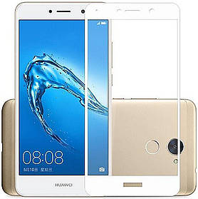Захисне скло Huawei Y7 2017 / Y7 Prime / Enjoy 7 Plus / Nova Lite Plus Full cover White