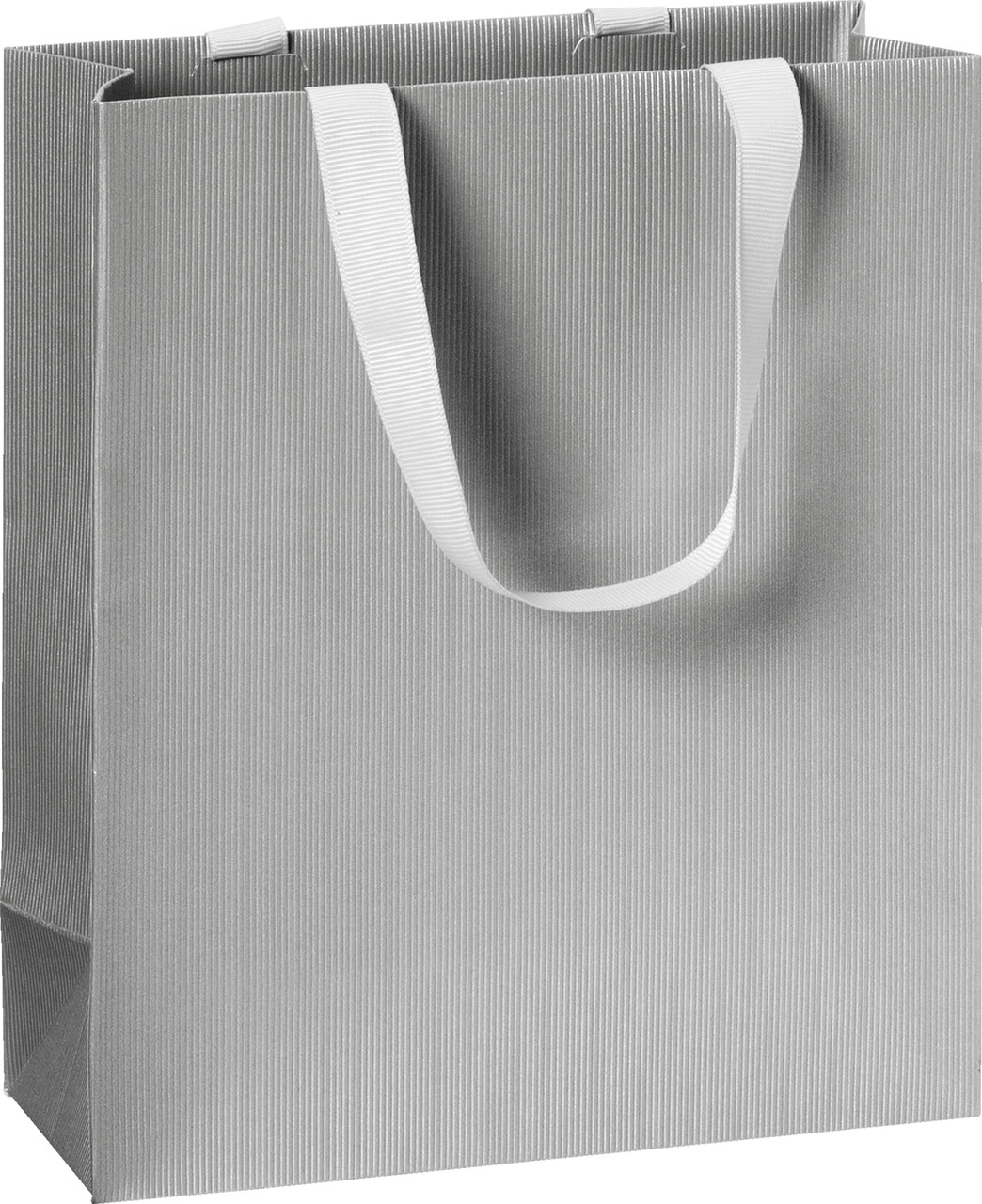 Пакет подарунковий Stewo срібний 18 х 8 х 21 cm Швейцарія  (паковання 10 шт.)