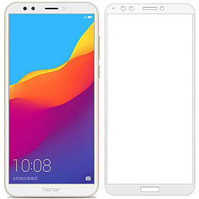 Защитное стекло Huawei Y7 2018 / Y7 Prime 2018 / Honor 7C / Honor 7C Pro Full cover White