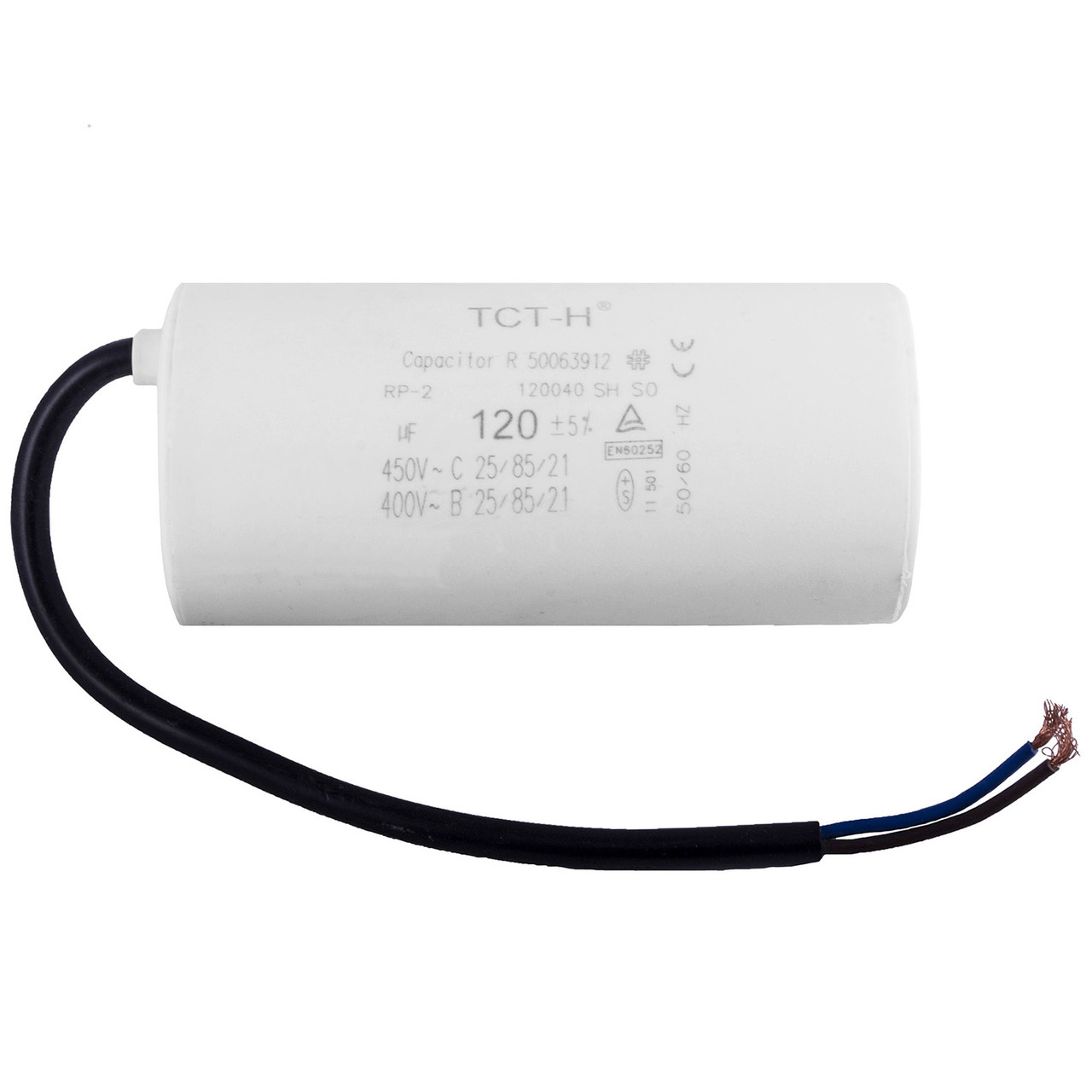 Конденсатор робочий 120 mF (дріт)
