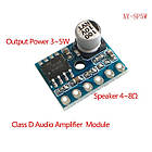 Мікро цифровий підсилювач плата класу D 5 Вт Моно аудіо модуль XY-SP5W 5128 мини усилитель