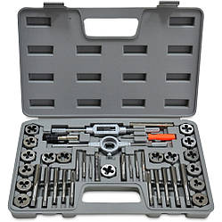 Набір мітчиків і плашок 40шт Berg 49-641 |набір інструментів Набор метчиков и плашек 40шт Berg