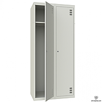 Шкаф гардеробный металлический на производство ШМ-2-2-400х1800