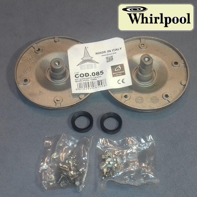 Опори барабана "EBI COD.085" для Whirlpool, Bauknecht, Ignis (2 сальника+кріплення)