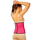 Пояс стягувальний талію KIM KARDASHIAN ST-1118-P (PL+еластан, р-р S-3XL, рожевий), фото 3