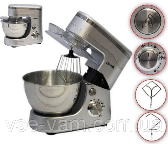 Кухонний комбайн, тістоміс, планетарний міксер DMS 1400W, 5L