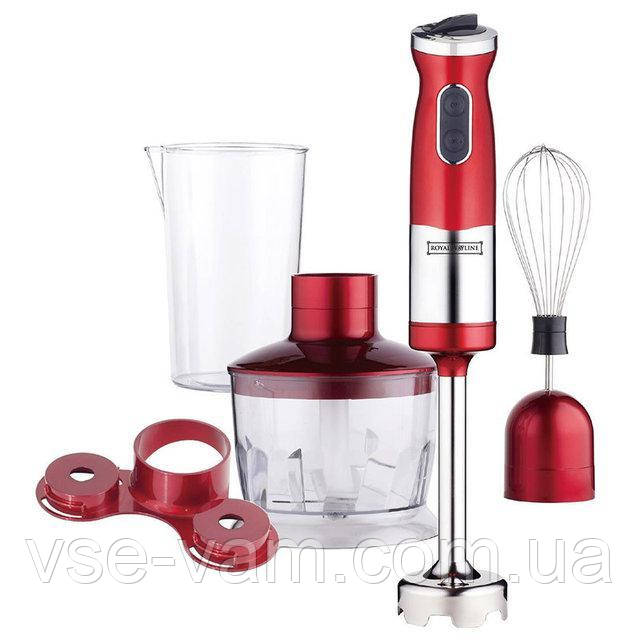 Занурювальний блендер Royalty Line RL-ESTM700 3в1 700B (блендер, міксер, чопер), фото 1