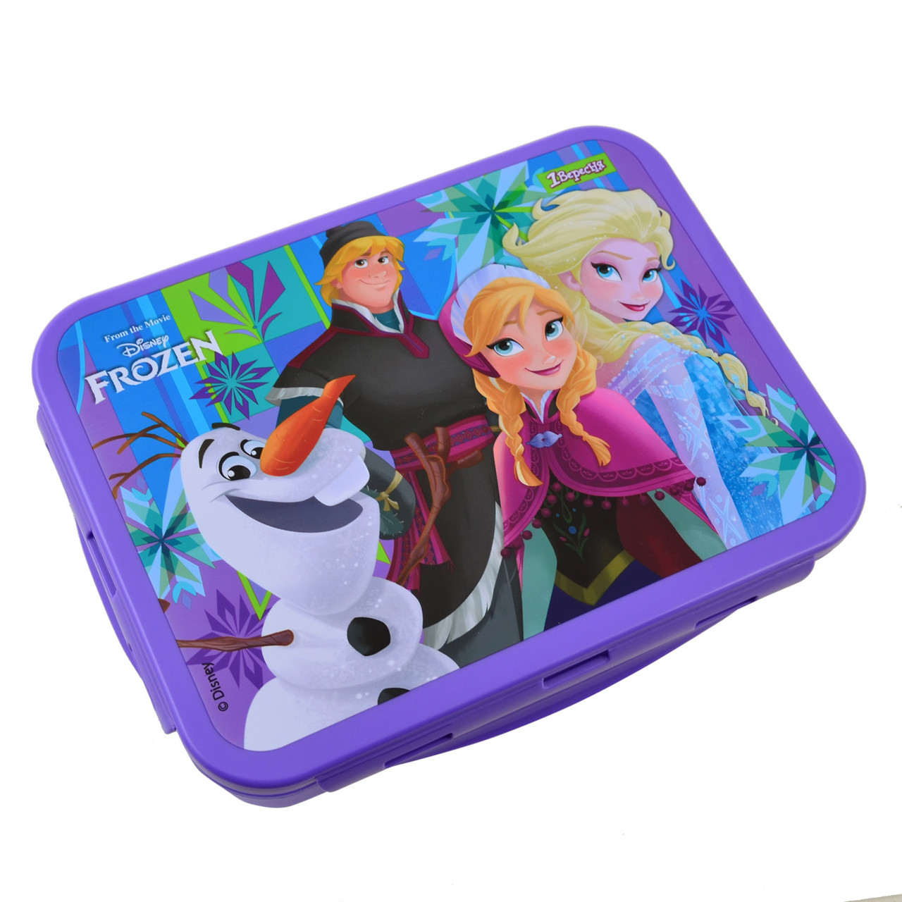 Контейнер для еды Frozen 1000 мл с ложкой и вилкой код: 706871, фото 1