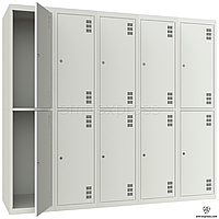 Шкаф металлический гардеробный ШМ-5-10-400х900
