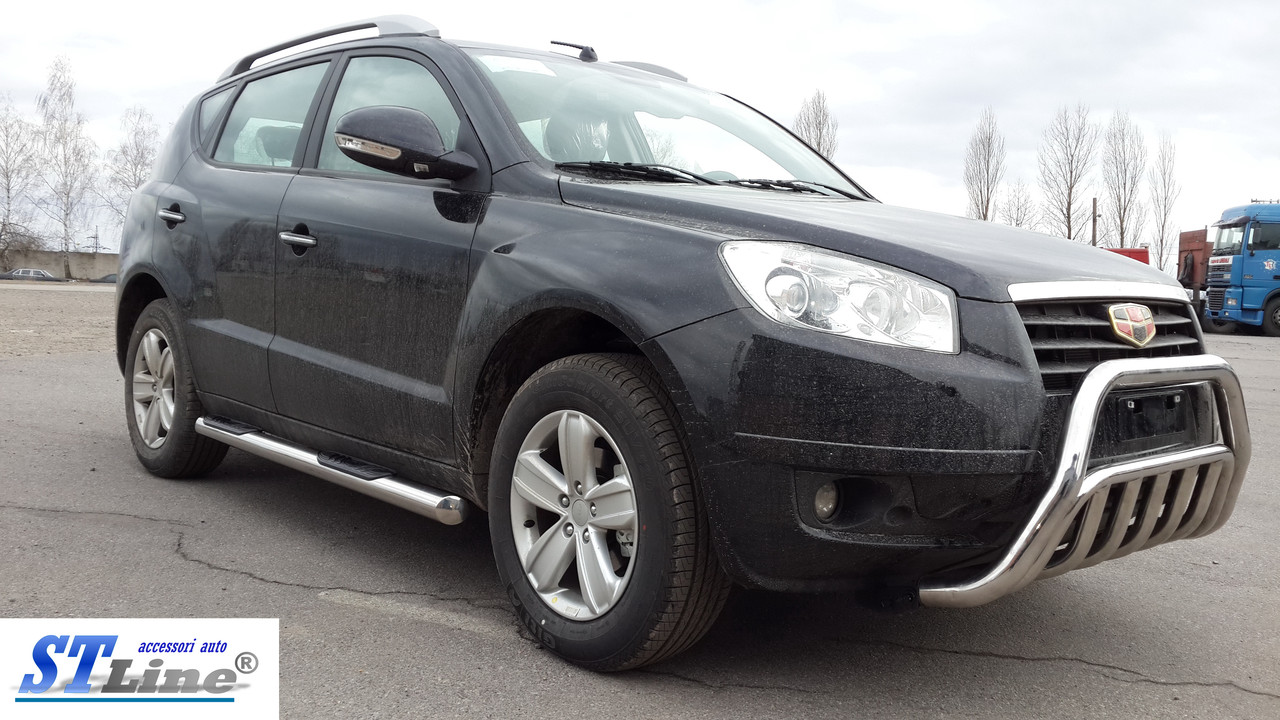 Купить Кенгурятник Geely Emgrand X7 (12+) защита переднего бампера ...