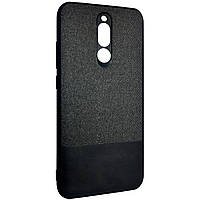 Чехол-накладка DK Silicone Form Fabric Cotton для Xiaomi Redmi 8 (black)