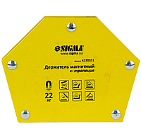 Магнит для сварки трапеция 22кг 90×54×54×43мм (30,45,60,75,90,135°) SIGMA (4270351)