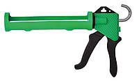 Пистолет для герметика полуоткрытый пластмассовый Favorit 12-018 |монтажный для силикона клея Пістолет для