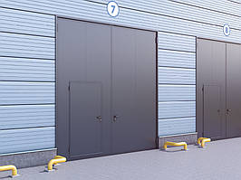 Відкривні гаражні ворота DoorHan у сталевій рамі з сендвіч-панеллю SG-SS