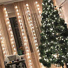 Гірлянда штора, Новорічні прикраси штора 3*3, фото 2