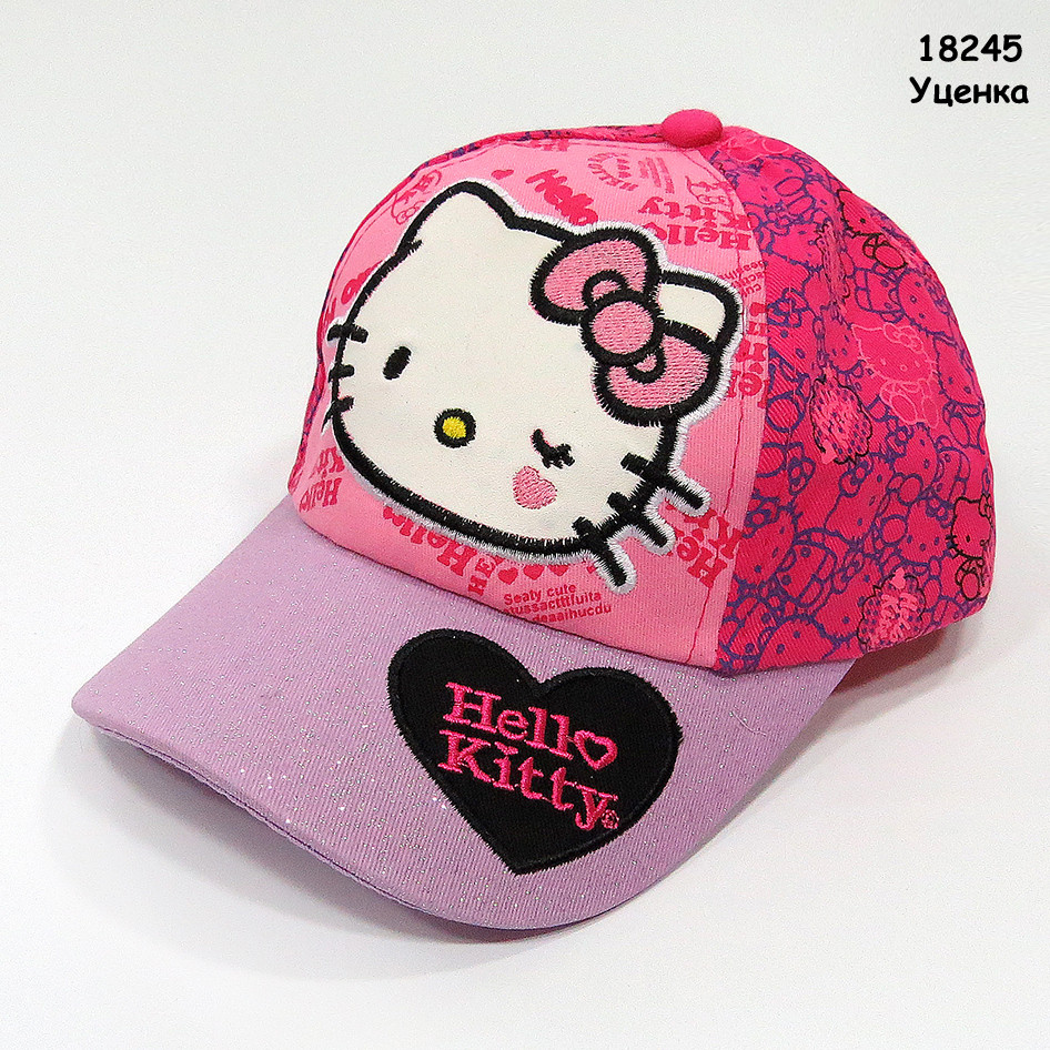Кепка Hello Kitty для дівчинки. 50-54 см