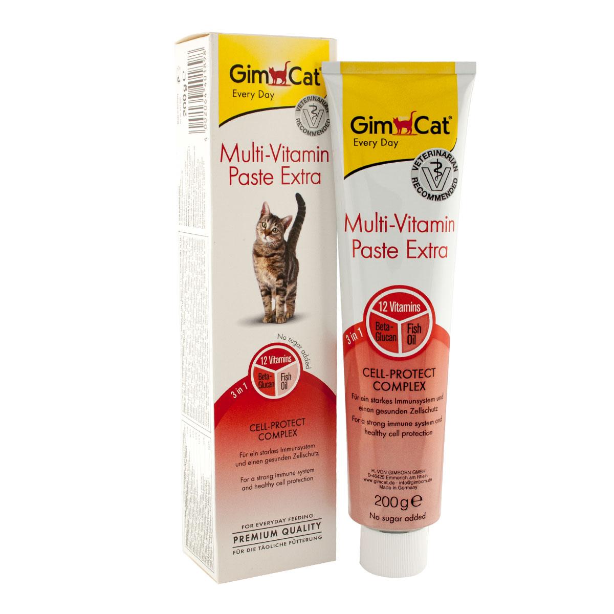 Gimсat Multi-Vitamin Paste Extra мультивітамінна паста для кішок, 50 г