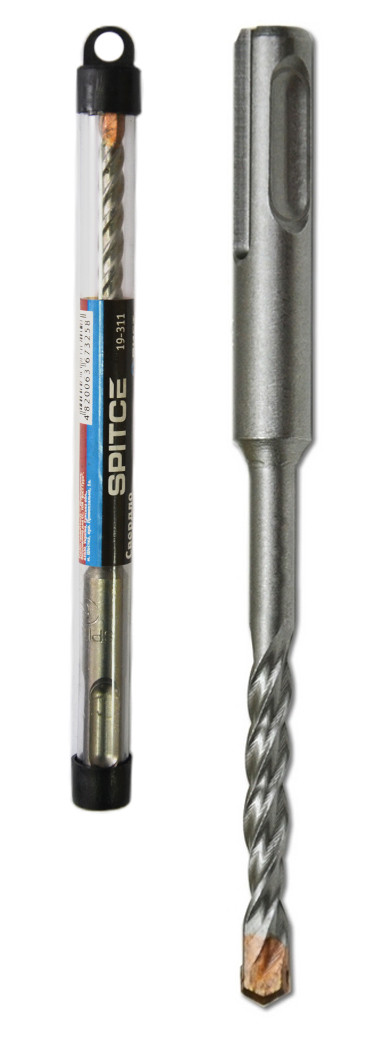 Бур по бетону SDS-plus 6мм 260мм  SPITCE 19-313|сверло свердло для перфоратора, фото 1