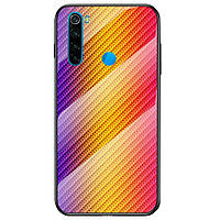 TPU чехол Wicker Gradient для Xiaomi Redmi Note 8 (золотой)