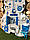 Розвиваюча дошка Бизиборд Ведмедик розмір 50*60 Найкращий подарунок синій, фото 8