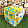 Бізікуб Розвиваюча Іграшка Бізіборд, 30*30 сірий, бірюза, жовтий, фото 5
