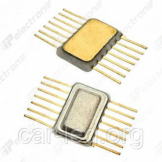 133ЛН1 (Au) 6 логічних елементів НЕ (soick 14), фото 1