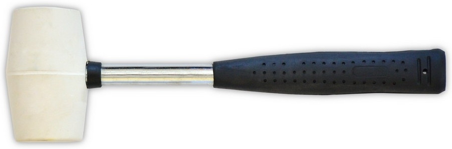 Киянка с металлической ручкой 300г 40мм Technics 39-010 |молоток резиновый Киянка з металевою ручкою 300г - фото 1 - id-p213266001