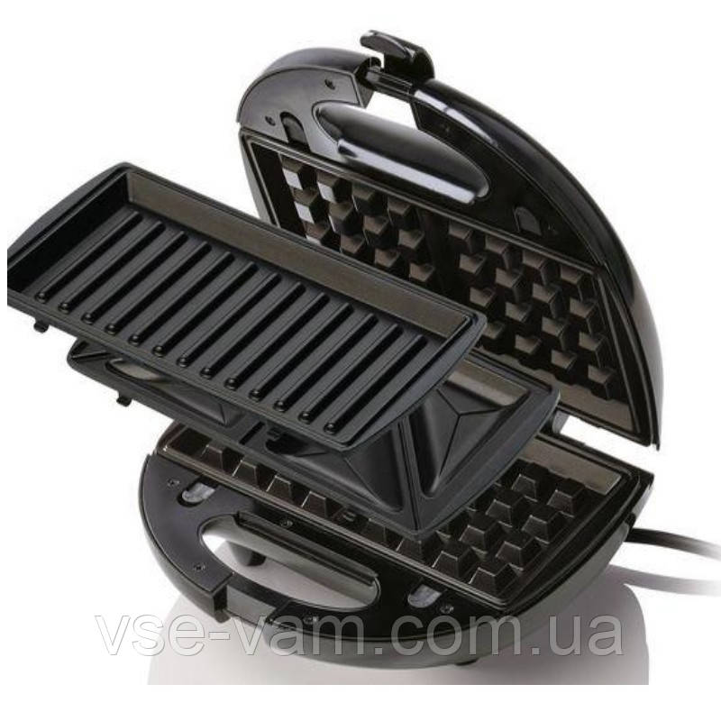 Гриль - Сендвичница - Вафельниця Silver Crest SSMW 750 B2 Germаny, фото 1