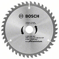 Пильный диск Bosch ECO WO 150x20-42T (цвет. металл)