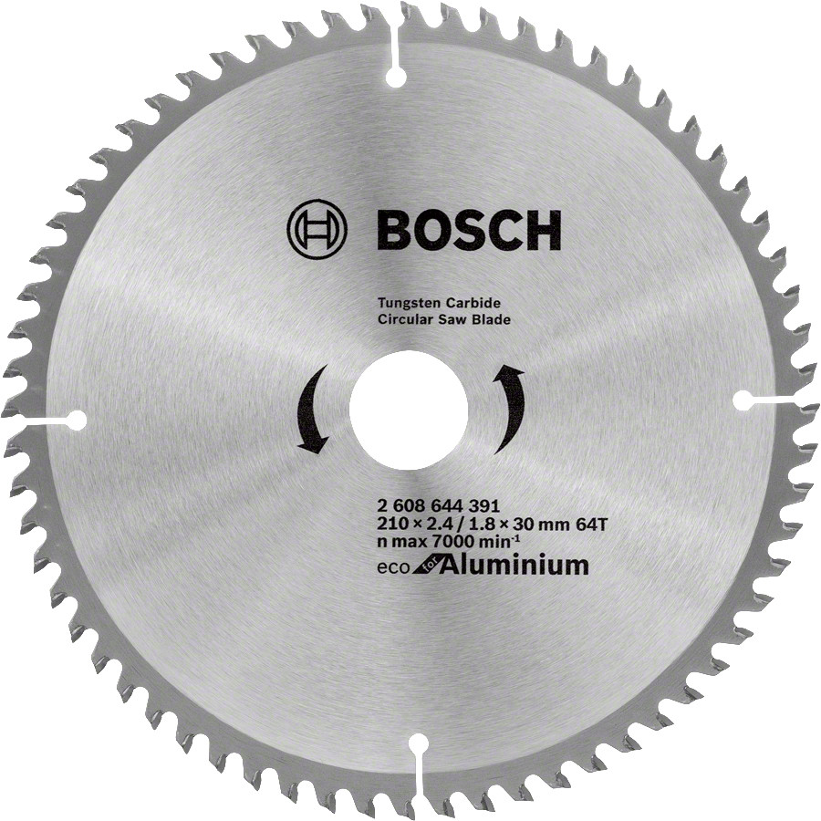 Пиляльний диск Bosch ECO WO 210x30-64T (колір. метал)