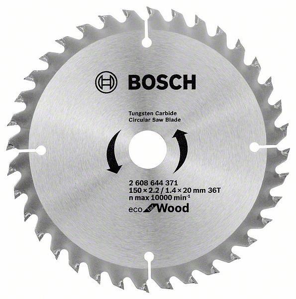 Пиляльний диск Bosch ECO WO 150x20-36T (дерево)