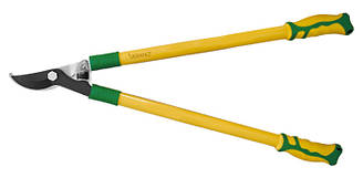 Секатор садовий 700мм Verano 71-833 сучкоріз гілкоріз двуручний |зріз косий 35мм для дерев винограда кущів гілок квітів