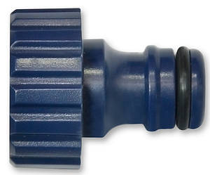 Адаптер пластиковий внутрішня різьба 3/4 Technics 72-418 |конектор перехідник для шланга пістолета крана поливалки Адаптер