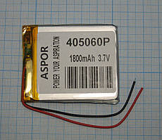Акумулятор універсальний Li-Pol, 4.0*50*65мм Aspor (1800 mAh)