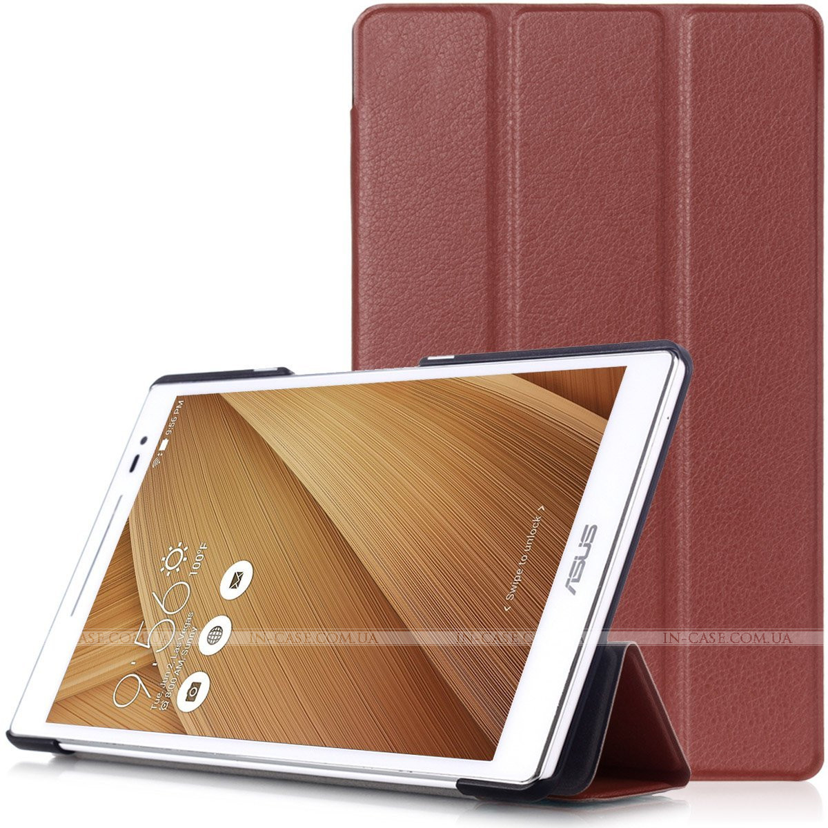 Чехол Slimline Portfolio для ZenPad 8.0 Z380C, Z380KL, Z380M Brown, фото 1