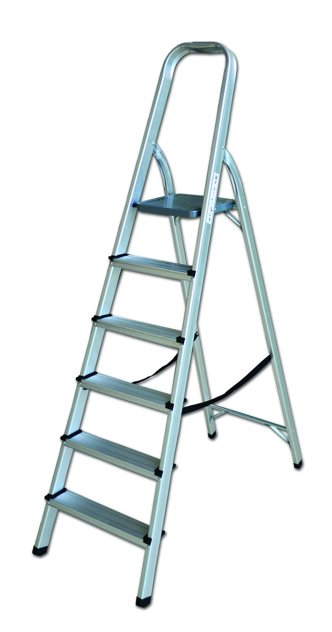 Стрем'янка алюмінієва 8 сходинок Technics 70-108 |Стремянка алюминиевая 8 ступеней Technics, фото 1