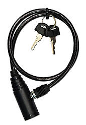 Замок для велосипеда з тросом 60см Technics 70-150 |Замок для велосипеда с тросом 60см Technics