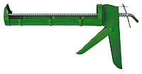 Пістолет для герметика напіввідкритий металевий зубчатий стрижень Favorit 12-003 |монтажний для силікона клея Пистолет для